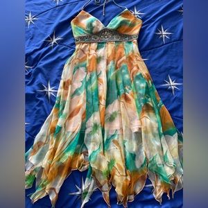 Sue Wong Silk beaded dress